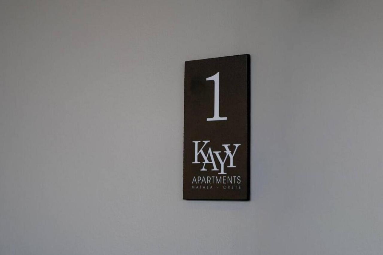 Kayy Apartments 1 In Matala Esterno foto